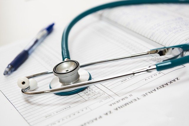 Stetoskop i medicinska dokumentacija
